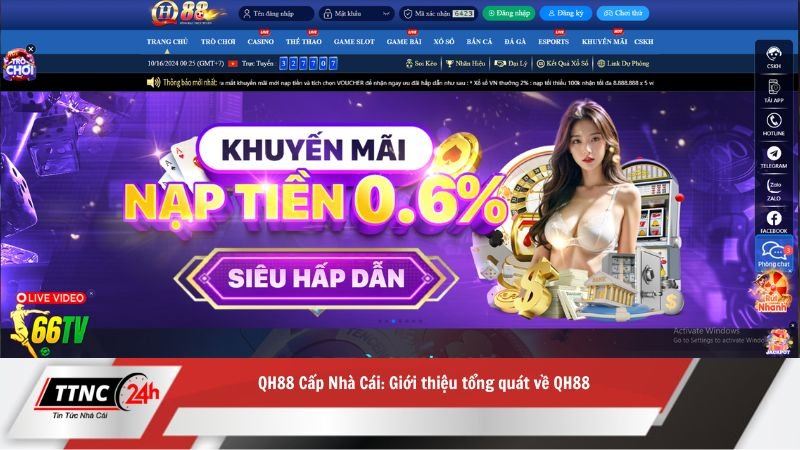 QH88 Cấp Nhà Cái: Giới thiệu tổng quát về QH88